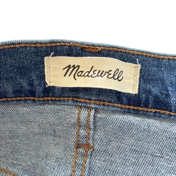 Madewell Womens 10" High Rise Skinny Jeans Sz 27 Button Fly Medium Wash Stretch - Picture 6 of 14